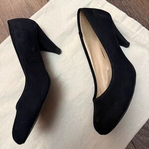 Aldo Classic Black Suede Heels
